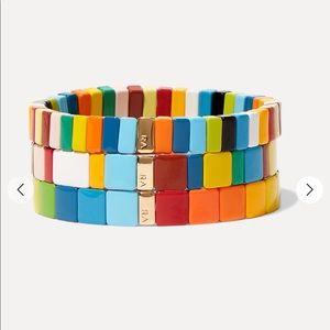 Roxanne Assoulin Rainbow Brite Bracelets - set of 3.